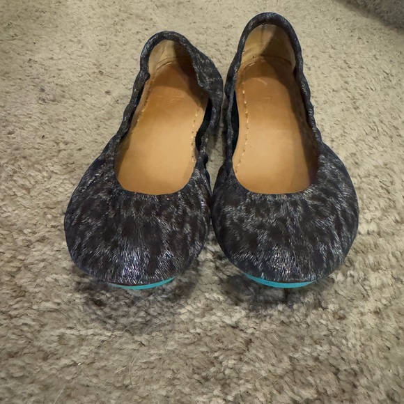 Tieks by Gavrieli Limited Edition Black Leopard Leather Flats Size 11 SOLD OUT - Picture 6 of 8